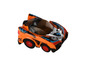 Ein oranges VTech Turbo-Rennwagen mit blauen Details.