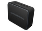 Schwarzer tragbarer Bluetooth-Lautsprecher von Grundig.