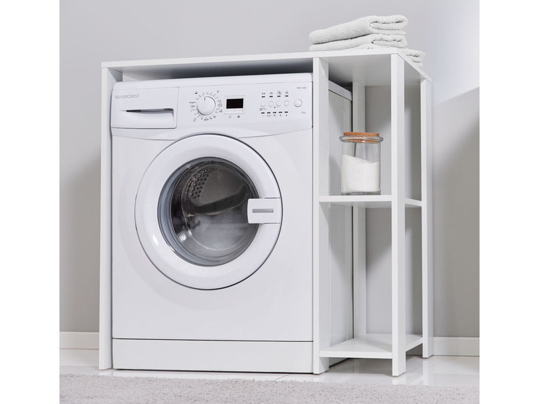 Gehe zu Vollbildansicht: LIVARNO home Waschmaschinenregal, mit viel Ablageflächen - Bild 5