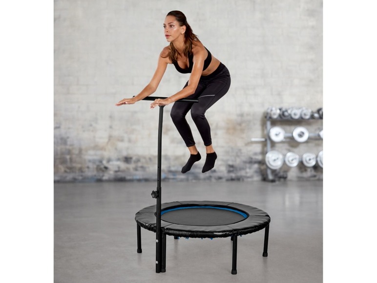 Gehe zu Vollbildansicht: CRIVIT® Fitness Trampolin, mit T-Griff, 112 cm Durchmesser, 120 kg Belastbarkeit - Bild 7