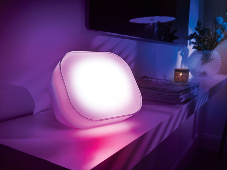 Gehe zu Vollbildansicht: Livarno Home Stimmungsleuchte, mit Akku und Lichtfarbensteuerung »Zigbee Smart Home« - Bild 10