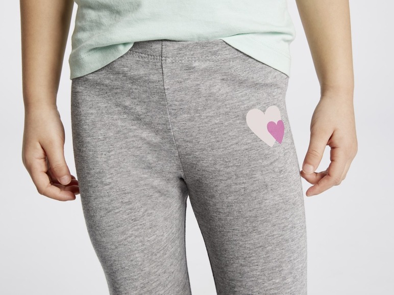 Gehe zu Vollbildansicht: LUPILU® Leggings Mädchen, Kleinkinder, 3 Stück, Optimale Passform, mit Bio-Baumwollanteil - Bild 32