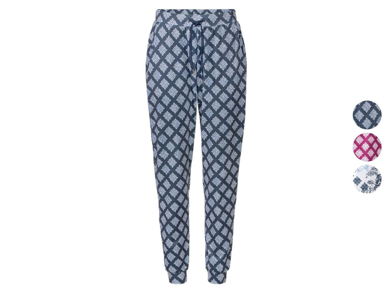 Blaue Jogginghose mit Paisley-Muster