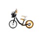 Kinderkraft Laufrad mit Korb und orangenen Rädern