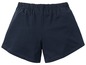 Dunkelblaue Damen-Shorts.