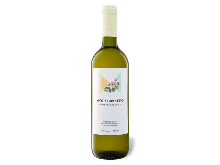 [Schnäppchenangebot] Moschofilero Peloponnese PGE trocken, Weißwein 2022