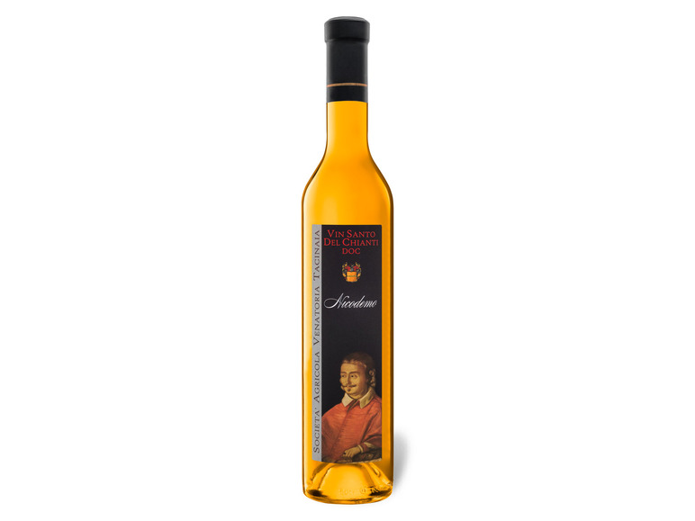 Gehe zu Vollbildansicht: Nicodemo Vin Santo del Chianti DOC süß 0,5-l-Flasche, Süßwein 2016 - Bild 1