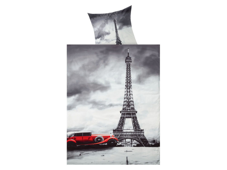 Gehe zu Vollbildansicht: MERADISO® Renforcé Bettwäsche, 155 x 200 cm, mit Knopfleiste, aus reiner Baumwolle - Bild 6