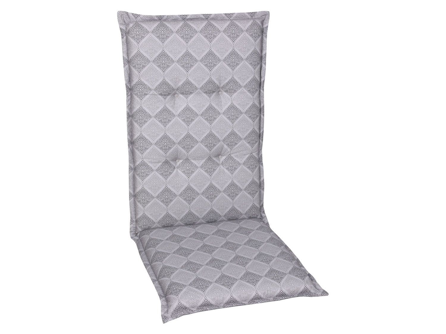 GO-DE TEXTIL Gartenauflage Raute (2er Set Mittellehner, Grau) – Bild 2 von 2
