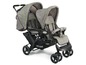 Doppelkinderwagen mit grünen Details von Chicco Baby.