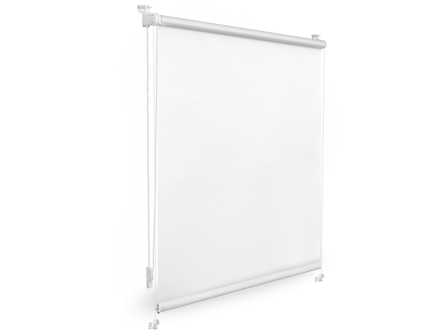 Thumbnail - Lichtblick Rollo Klemmfix, ohne Bohren, verspannt, Verdunkelung (Weiß, 90 x 150 cm)