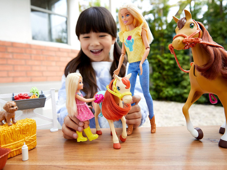 Gehe zu Vollbildansicht: Barbie Spielset »Reitspaß mit Barbie« mit Chelsea, Pferd und Pony, ab 3 Jahren - Bild 4