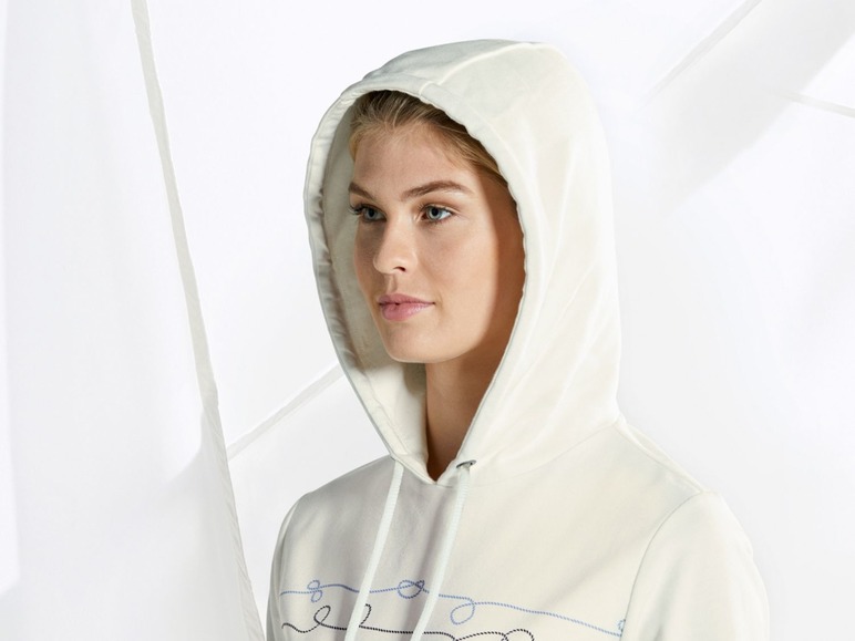 Gehe zu Vollbildansicht: ESMARA® Sweatpullover Damen, mit gefütterter Kapuze, mit Baumwolle - Bild 12