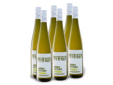 6 x 0,75-l-Flasche Weinpaket Pfiffiger Grüner Veltliner Premium trocken, Weißwein