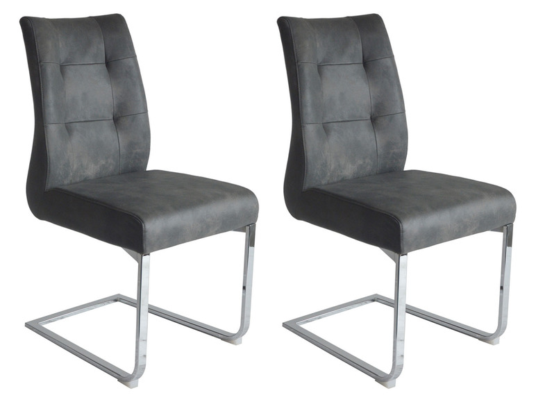 Gehe zu Vollbildansicht: byLIVING Stuhl »Marlen«, 2 Stück, mit ergonomisch gepolsterter Rückenlehne - Bild 2