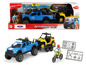 Dickie Toys Offroad-Set mit Ford Pick-up, Quad und Motorrad.