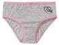 Graue Unterhose mit rosa Details und Flamingo-Motiv.