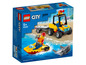 LEGO City Set mit Strandwagen, Jetski und Hai.