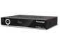 Ein schwarzer TechniSat Technibox UHD S Satellitenreceiver.