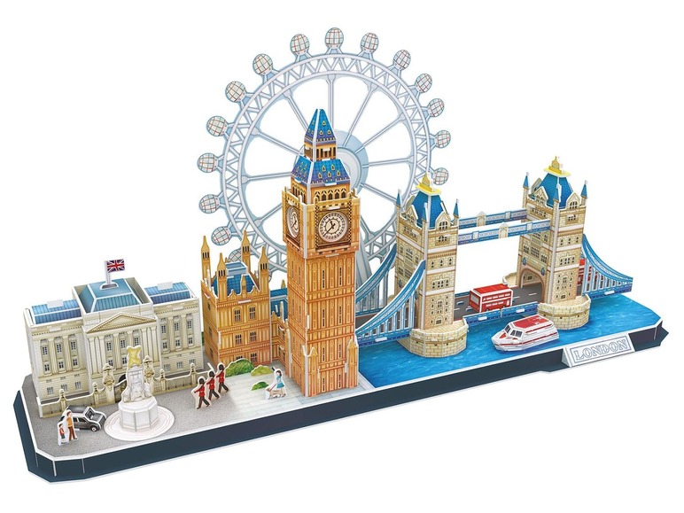 Gehe zu Vollbildansicht: Revell 3D Puzzle »London Skyline«, 107 Einzelteile, ab 10 Jahren - Bild 1