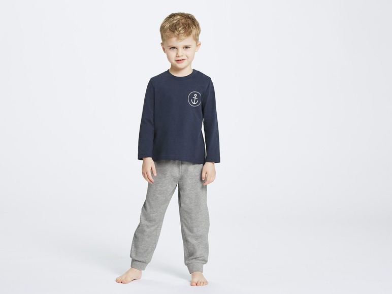Gehe zu Vollbildansicht: LUPILU® Jungen Schlafanzug, 2 Stück, enthält Bio-Baumwolle - Bild 20