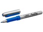 Ein blauer Bic Marking Permanentmarker mit Ultra-Feinspitze.