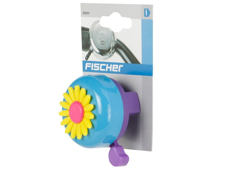 Gehe zu Vollbildansicht: FISCHER Fahrradglocke Kinder Motiv Blume - Bild 3