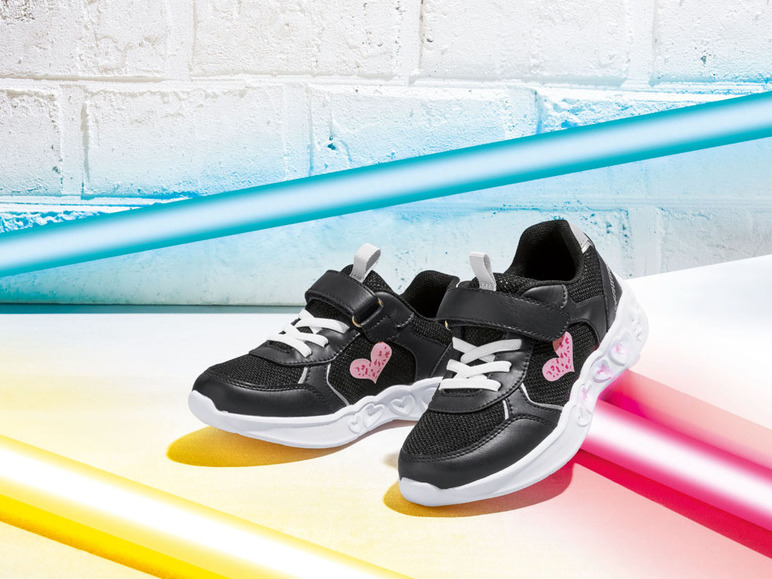 Gehe zu Vollbildansicht: lupilu Kleinkinder Mädchen Sneaker, mit Blink-Effekt - Bild 60