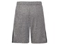 Graue Sport Shorts mit schwarzen Details