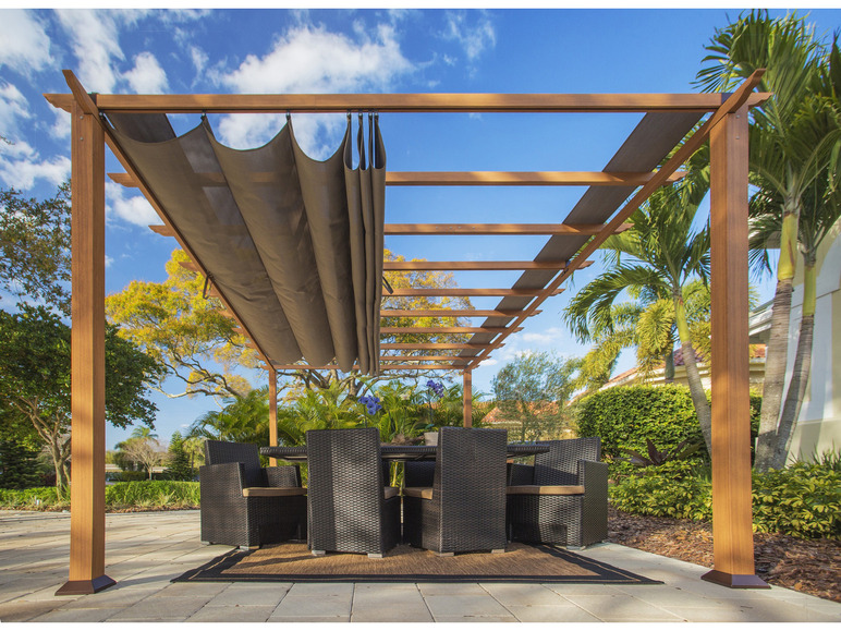 Gehe zu Vollbildansicht: Paragon Outdoor USA Alu Pavillon »Florida/Florenz« mit Sonnensegel - Bild 29