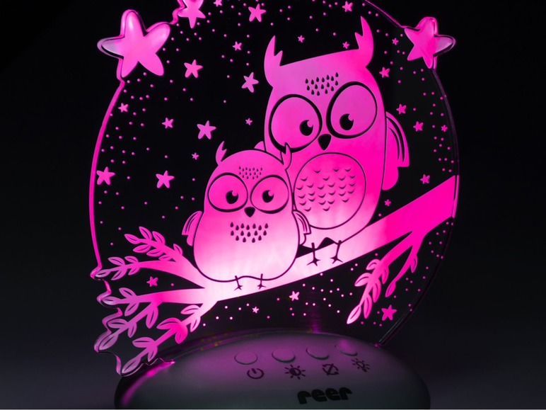 Gehe zu Vollbildansicht: Reer LED Nachtlicht »Colour Lumy«, mit Farbwechsel, kindgerechte Motive Eule oder Mond - Bild 9