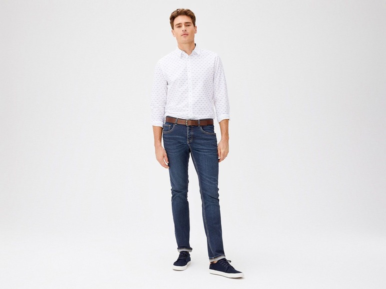 Gehe zu Vollbildansicht: LIVERGY® Jeans Herren, Slim Fit, mit Baumwolle, mit Elasthan - Bild 3