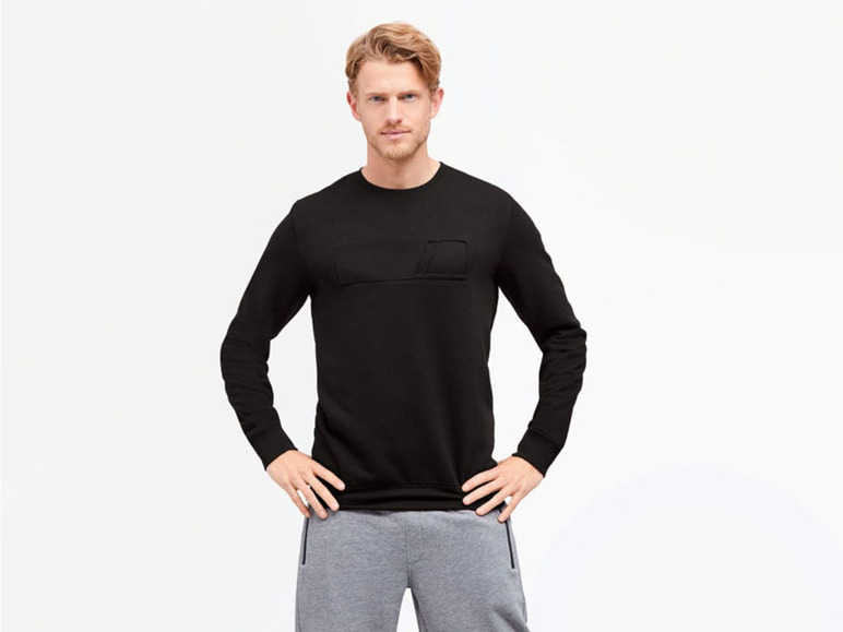 Gehe zu Vollbildansicht: CRIVIT® Sweatpullover Herren, mit Baumwolle - Bild 6