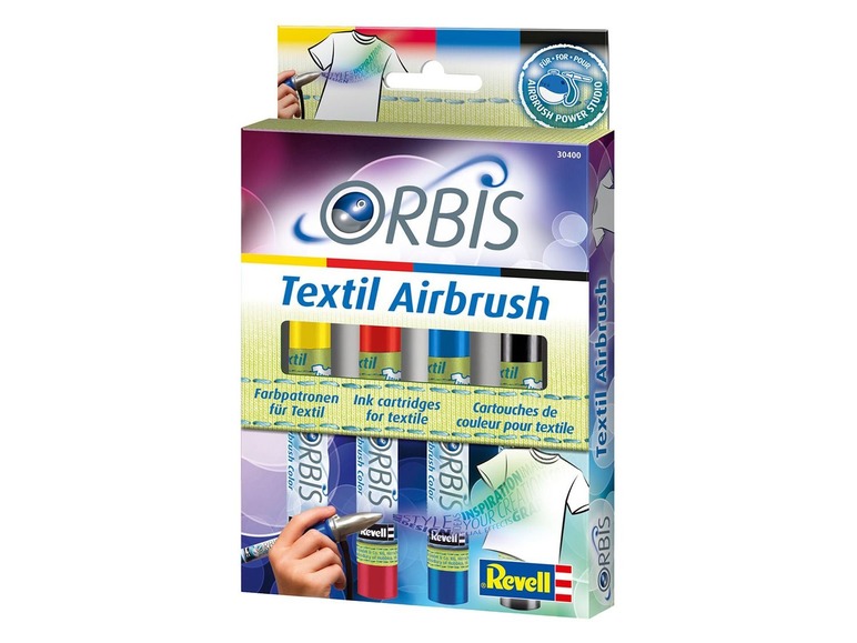 Gehe zu Vollbildansicht: Revell ORBIS Farbpatronen »Textil Airbrush«, zum Sprühen in unterschiedlichen Farben - Bild 2