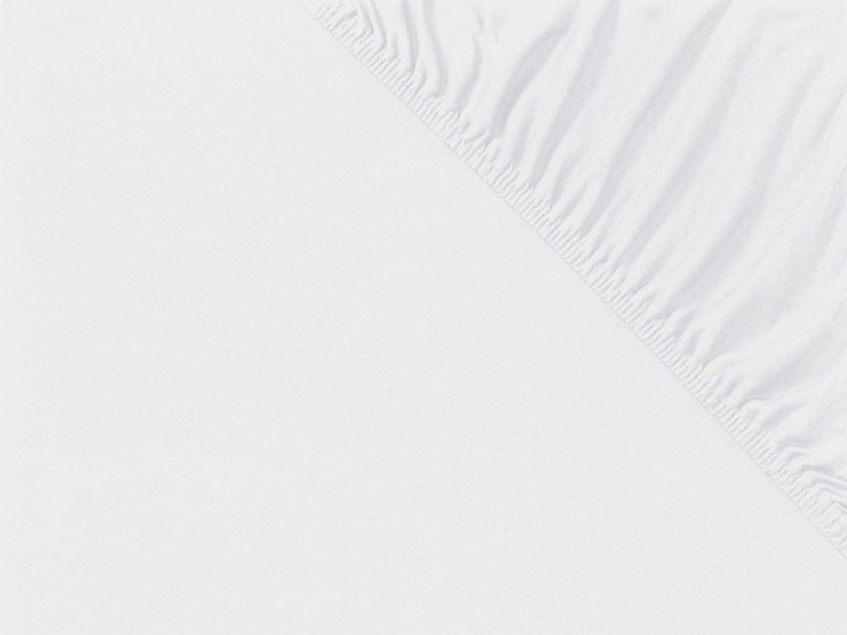 Gehe zu Vollbildansicht: MERADISO® Jersey Spannbettlaken, aus Baumwolle, bügelfrei, einlaufsicher, 180-200 x 200 cm - Bild 3