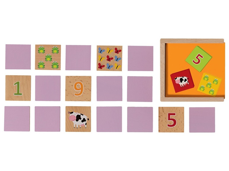 Gehe zu Vollbildansicht: Playtive JUNIOR PLAYTIVE® JUNIOR Kinder Lernspiel, mit Aufbewahrungsbox, aus Holz - Bild 3