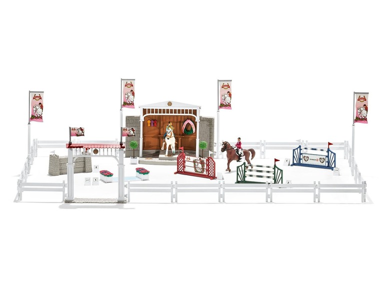 Gehe zu Vollbildansicht: Schleich 42338 Großes Reitturnier mit Reiterinnen und Pferden - Bild 3