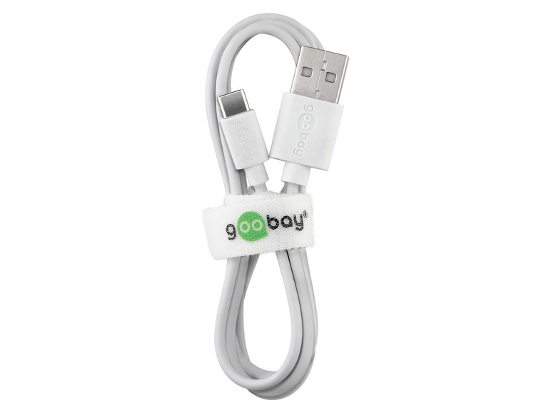 Gehe zu Vollbildansicht: Goobay USB-A2.0 auf USB-C™-Ladeset (5W), weiß - Bild 4