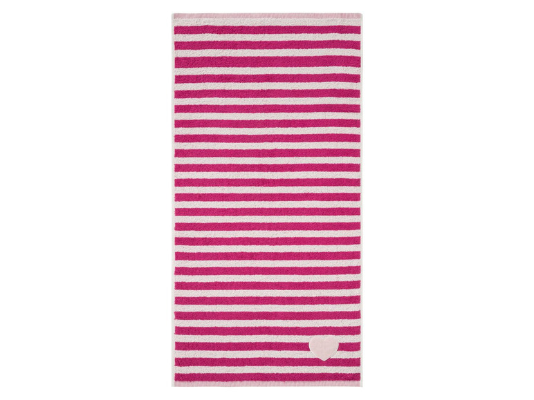 Gehe zu Vollbildansicht: LUPILU® Kinder Handtuch, 50 x 100 cm, mit niedlichen Applikationen, aus reiner Baumwolle - Bild 4