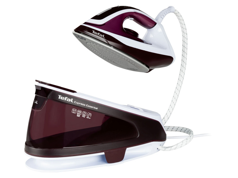 Ein Tefal Dampfbügeleisen-Set.