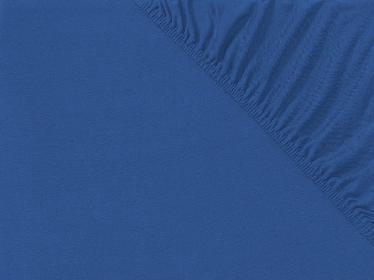 Gehe zu Vollbildansicht: MERADISO® Jersey Spannbettlaken, aus Baumwolle, bügelfrei, einlaufsicher, 180-200 x 200 cm - Bild 4