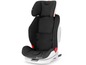 Kinderkraft Autositz, schwarz mit grauer Polsterung.