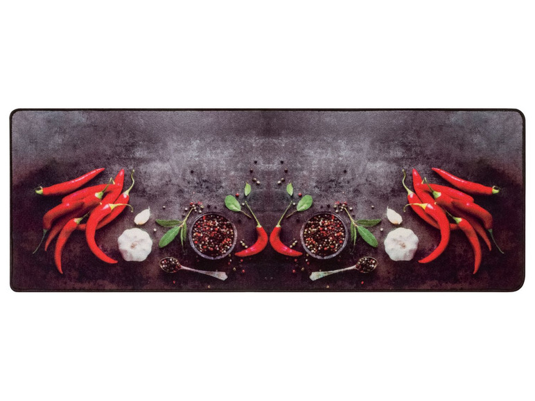 Gehe zu Vollbildansicht: meradiso Küchenläufer, 65 x 180 cm, umkettelter Rand, rutschhemmende Unterseite - Bild 10