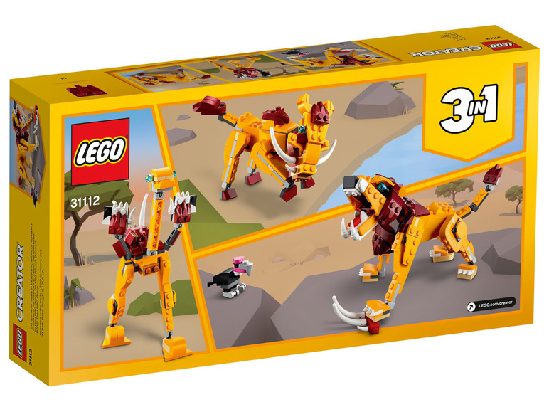 Gehe zu Vollbildansicht: LEGO® Creator 31112 »Wilder Löwe« - Bild 2