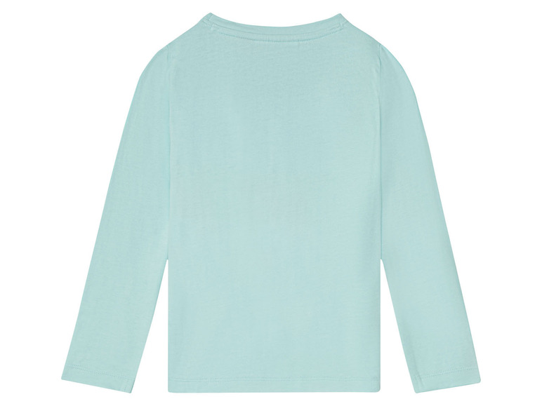Hellblaues Langarm-T-Shirt für Kinder.