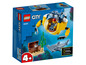 LEGO City U-Boot mit Hai und Schatztruhe.