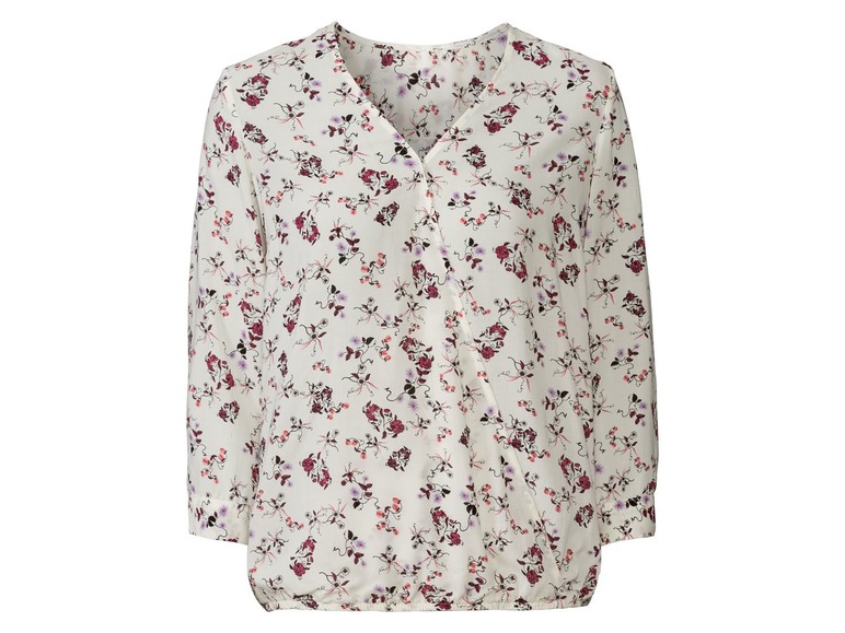 Gehe zu Vollbildansicht: ESMARA® Bluse Damen, in floralem Design, aus ressourcenschonender Viskose - Bild 2