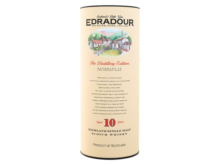 Gehe zu Vollbildansicht: Edradour Highland Single Malt Scotch Whisky 10 Jahre mit Geschenkbox 40% Vol - Bild 3