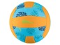 Ein Volleyball mit tropischem Muster.