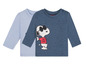 Zwei Langarmshirts mit Snoopy-Motiv.